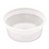 Pactiv DELItainer Microwavable Combo  Clear  8 oz  1 13 x 2 8 x 1 33  240 Carton (PCTYL2508)