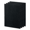 Fellowes Carbon Filter for Fellowes 290 Air Purifiers  12 7 16 x 16 1 8  4 Pack (FEL9324201)