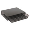 Safco One Drawer Hospitality Organizer  5 Compartments  12 1 2 x 11 1 4 x 3 1 4  Bk (SAF3274BL)