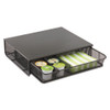 Safco One Drawer Hospitality Organizer  5 Compartments  12 1 2 x 11 1 4 x 3 1 4  Bk (SAF3274BL)