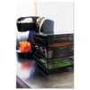 Safco 3 Drawer Hospitality Organizer  7 Compartments  11 1 2w x 8 1 4d x 8 1 4h  Bk (SAF3275BL)