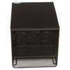 Safco 3 Drawer Hospitality Organizer  7 Compartments  11 1 2w x 8 1 4d x 8 1 4h  Bk (SAF3275BL)