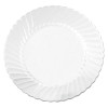 WNA Classicware Plates  Plastic  10 25 in  Clear  12 Bag  12 Bag Carton (WNARSCW101212)
