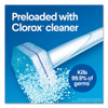 Clorox Toilet Wand Disposable Toilet Cleaning Kit  Handle  Caddy and Refills  6 Carton (CLO03191CT)
