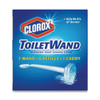 Clorox Toilet Wand Disposable Toilet Cleaning Kit  Handle  Caddy and Refills  6 Carton (CLO03191CT)