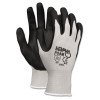 MCR Safety Economy Foam Nitrile Gloves  X-Large  Gray Black  12 Pairs (CRW9673XL)