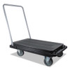 deflecto Heavy-Duty Platform Cart  500 lb Capacity  21 x 32 5 x 37 5  Black (DEFCRT550004)
