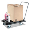deflecto Heavy-Duty Platform Cart  500 lb Capacity  21 x 32 5 x 37 5  Black (DEFCRT550004)