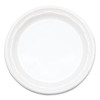 Dart Famous Service Plastic Dinnerware  Plate  6  dia  White  125 Pack (DCC6PWFPK)