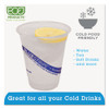 Eco-Products BlueStripe 25  Recycled Content Cold Cups  12 oz  Clear Blue  50 Pk  20 Pk Ct (ECOEPCR12)