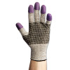 KleenGuard G60 Purple Nitrile Gloves  230 mm Length  Medium Size 8  Black White  Pair (KCC97431)