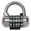 Master Lock Password Plus Combination Lock  Hardened Steel Shackle  2 1 2  Wide  Silver (MLK1534D)