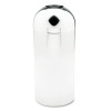 Safco Reflections Open-Top Dome Receptacle  Round  Steel  15 gal  Chrome (SAF9875)