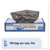 Stout by Envision Total Recycled Content Plastic Trash Bags  33 gal  1 5 mil  33  x 40   Brown Black  100 Carton (STOT3340B15)
