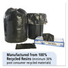 Stout by Envision Total Recycled Content Plastic Trash Bags  60 gal  1 5 mil  38  x 60   Brown Black  100 Carton (STOT3860B15)