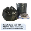 Stout by Envision Total Recycled Content Plastic Trash Bags  45 gal  1 5 mil  40  x 48   Brown Black  100 Carton (STOT4048B15)