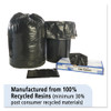 Stout by Envision Total Recycled Content Plastic Trash Bags  65 gal  1 5 mil  50  x 51   Brown Black  100 Carton (STOT5051B15)