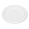 Tablemate Plastic Dinnerware  Plates  7  dia  White  125 Pack (TBL7644WH)