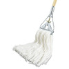 Boardwalk Premium Cut-End Wet Mop Heads  Rayon  16oz  White  12 Carton (BWK216RCT)