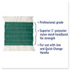 Boardwalk Super Loop Wet Mop Head  Cotton Synthetic Fiber  5  Headband  Medium Size  White (BWK502WHEA)