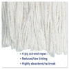 Boardwalk Cut-End Wet Mop Head  Rayon  No  20  White (BWK2020REA)
