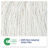 Boardwalk Cut-End Wet Mop Head  Cotton  No  20  White (BWK2020CEA)