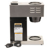 BUNN VPR Two Burner Pourover Coffee Brewer  Stainless Steel  Black (BUNVPR)
