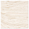 Boardwalk Super Loop Wet Mop Head  Cotton Synthetic Fiber  5  Headband  Large Size  White (BWK503WHEA)
