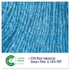 Boardwalk Super Loop Wet Mop Head  Cotton Synthetic Fiber  5  Headband  Large Size  Blue (BWK503BLEA)