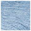 Boardwalk Super Loop Wet Mop Head  Cotton Synthetic Fiber  5  Headband  Large Size  Blue (BWK503BLEA)