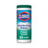 Clorox Disinfecting Wipes  7 x 8  Fresh Scent  35 Canister (CLO01593EA)