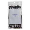 C-Line Write-On Poly Bags  2 mil  3  x 5   Clear  1 000 Carton (CLI47235)