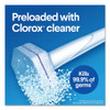Clorox Toilet Wand Disposable Toilet Cleaning Kit  Handle  Caddy   Refills  White (CLO03191)
