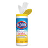 Clorox Disinfecting Wipes  7 x 8  Crisp Lemon  35 Canister (CLO01594EA)