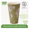 Eco-Products World Art Renewable and Compostable Insulated Hot Cups  PLA  16 oz  40 Packs  15 Packs Carton (ECOEPBNHC16WD)