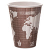 Eco-Products World Art Renewable and Compostable Insulated Hot Cups  PLA  8 oz  40 Pack  20 Packs Carton (ECOEPBNHC8WD)
