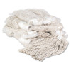 Boardwalk Premium Cut-End Wet Mop Heads  Cotton  20oz  White  12 Carton (BWK220CCT)