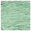 Boardwalk Super Loop Wet Mop Head  Cotton Synthetic Fiber  5  Headband  Medium Size  Green (BWK502GNEA)