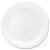 Dart Mediumweight Foam Dinnerware  Plates  6  dia  White  125 Pack (DCC6PWQRPK)