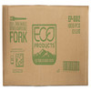 Eco-Products Plantware Compostable Cutlery  Fork  6   Pearl White  50 Pack  20 Pack Carton (ECOEPS012)