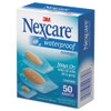 3M Nexcare Waterproof  Clear Bandages  Assorted Sizes  50 Box (MMM43250)