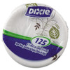 Dixie Pathways Soak-Proof Shield Mediumweight Paper Plates  6 7 8   Grn Burg  125 Pk (DXEUX7WSPK)