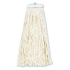 Boardwalk Cut-End Lie-Flat Wet Mop Head  Cotton  16oz  White (BWK716CEA)