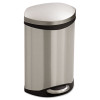 Safco Step-On Medical Receptacle  3 gal  Stainless Steel (SAF9901SS)