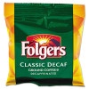 Folgers Ground Coffee  Fraction Pack  Classic Roast Decaf  1 5oz  42 Carton (FOL06433)
