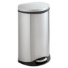 Safco Step-On Medical Receptacle  12 5 gal  Stainless Steel (SAF9903SS)