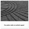 Guardian EcoGuard Diamond Floor Mat  Single Fan  36 x 72  Charcoal (MLLEGDSF030604)
