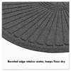 Guardian EcoGuard Diamond Floor Mat  Single Fan  36 x 72  Charcoal (MLLEGDSF030604)