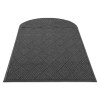 Guardian EcoGuard Diamond Floor Mat  Single Fan  48 x 96  Charcoal (MLLEGDSF040804)