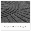 Guardian EcoGuard Diamond Floor Mat  Single Fan  48 x 96  Charcoal (MLLEGDSF040804)